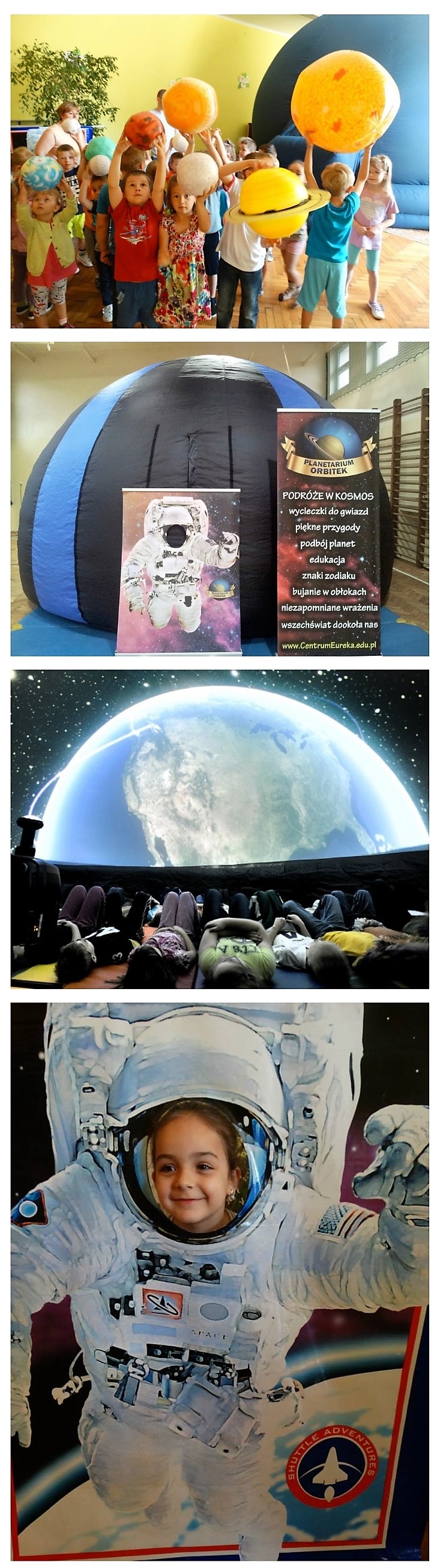 mobilne planetarium w przedszkolu